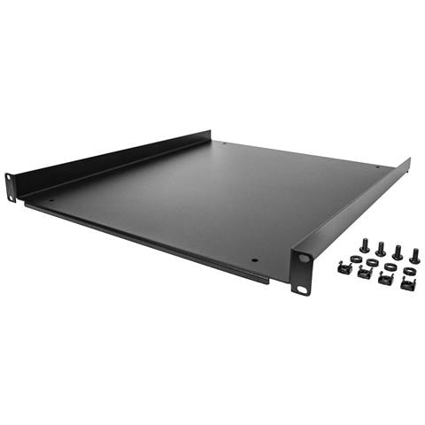 Mensola Rack 19" 1U - Ripiano per Armadio Rack 19 pollici a sbalzo per Dispositivi e Apparecchiature di rete non installabili a Rack; Struttura Resistente con portata fino a 25kg, Profondità 50 cm - Foto 5