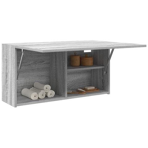 Mobile Da Bagno Grigio Sonoma 80x25x40 Cm In Truciolato - Foto 1