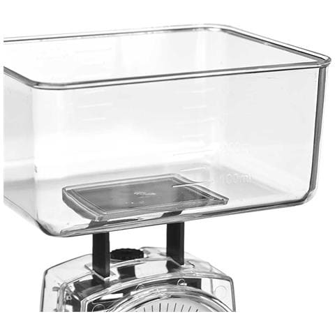 Bilancia 1kg Contenitore Rettangolare Trasparente 400ml 11,5x8,7x6 Cm. Colore Trasparente - Foto 4