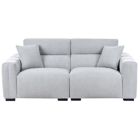 Divano 3 Posti Fauskan Tessuto Azzurro - Foto 2