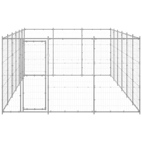 Lusso Casadino -  Gabbia Per Cani Da Esterno In Acciaio Zincato 21,78m² - Foto 1