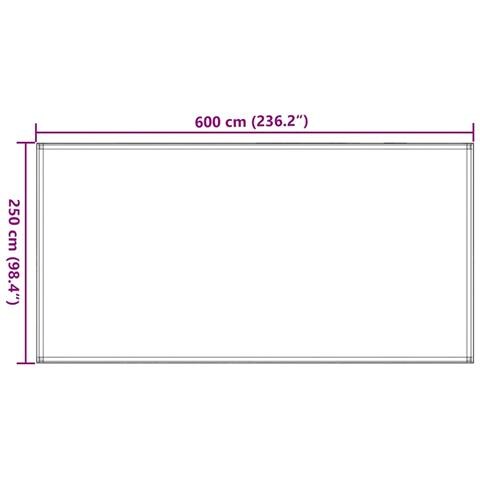 Tappeto da Tenda Verde Chiaro 250x600 cm HDPE - Foto 7