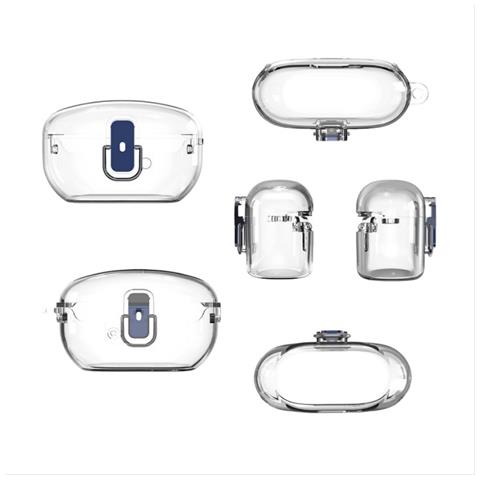 Custodia Protettiva Per Auricolari Bluetooth Sony Wf-1000xm5 - Pc, Antigraffio E Antipolvere Transparent - Foto 1