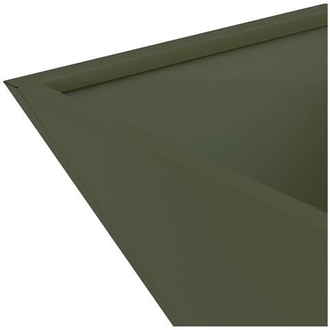 Vaso a Ciotola da Giardino Oliver verde 40 x 40 x 15 cm Acciaio - Foto 8