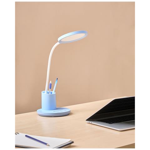 Lampada Da Scrivania A Led Vela Con Dimmer Blu - Foto 1