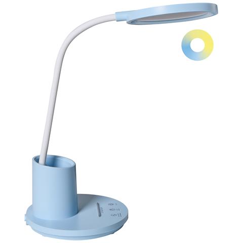 Lampada Da Scrivania A Led Vela Con Dimmer Blu - Foto 2