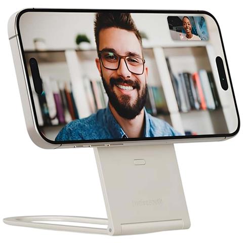 Supporto Magsafe Per Iphone Ultra Sottile Pieghevole Serie Curve Nano, Bianco - Foto 2