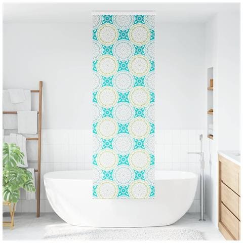 Tenda a Rullo per Doccia Cassonetto 80x240 cm Larghezza Tessuto - Foto 2