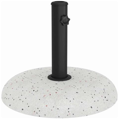 Base per ombrellone Bianco e Nero 45 x 45 x 40 cm - Foto 1
