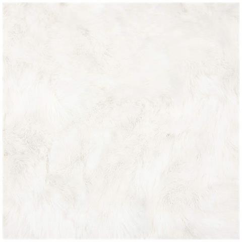 Tappeto in Pelliccia Sintetica di Coniglio Olite Crema - Foto 9