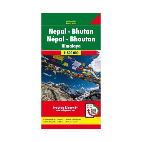 Nepal Bhutan 1:800.000 - Foto 1