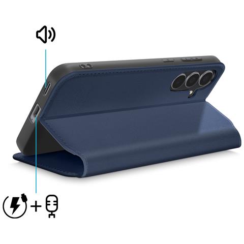 Custodia A Portafoglio Per Samsung Galaxy S25 Fe Magnetica Con Supporto Video - Foto 2