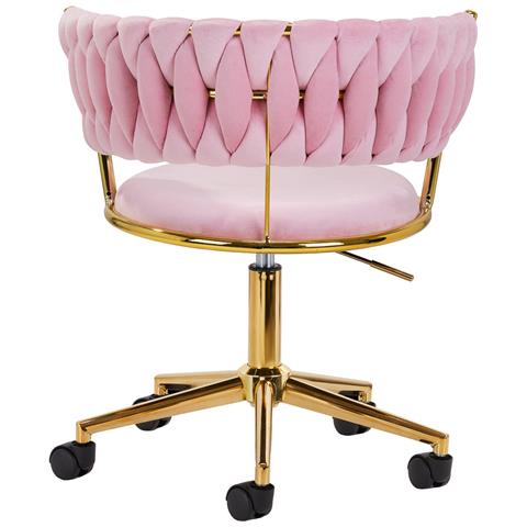 sedia girevole QS-GW01G rosa - Foto 2