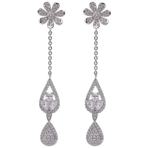 Orecchini a Goccia Floreali di Classe - Foto 5