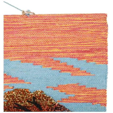 Arazzo Decorativo In Iuta Intrecciata 80x100 - Foto 3