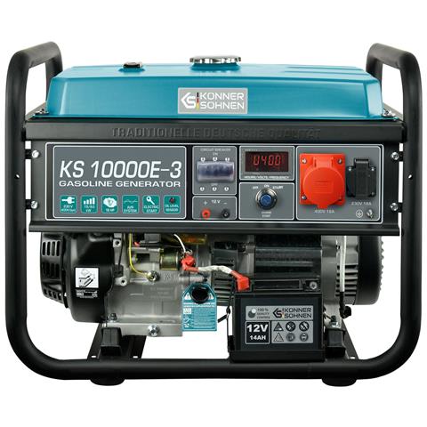 Generatore a benzina """" KS 10000E-3 Tensione, V 400 Potenza massima, kW 8.0 - Foto 4