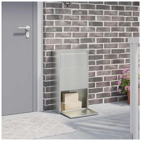Cassetta per pacchi Argento 44 x 22 x 82 cm Acciaio zincato - Foto 2