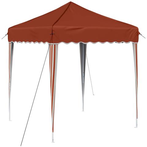 Tenda per feste a pop-up 195 x 195 x 245 cm Terracotta - Foto 1