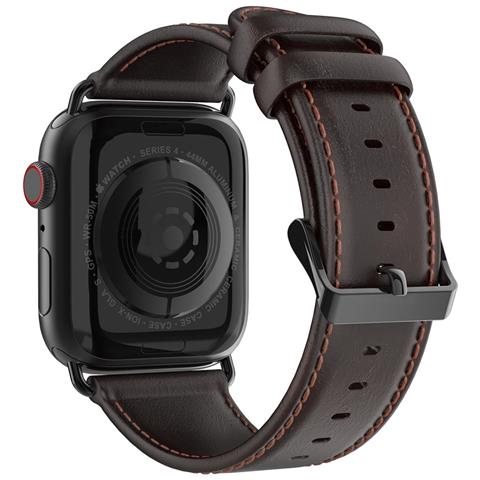 Cinturino Orologio per Apple Watch - Pelle, Caffè - Foto 1