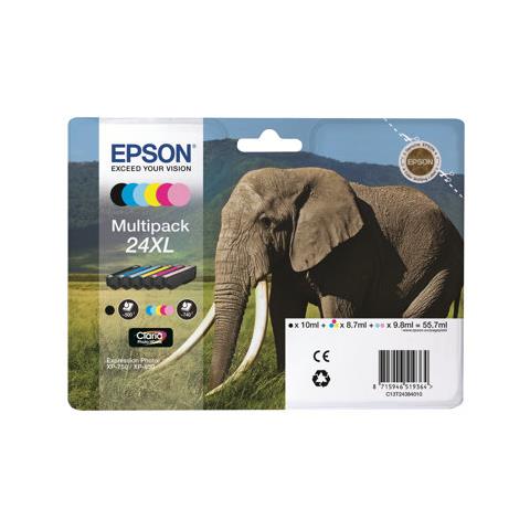 C13T24384020 Cartuccia Ink Originale Multipack a Colori Expression Foto XP-55 - Foto 2