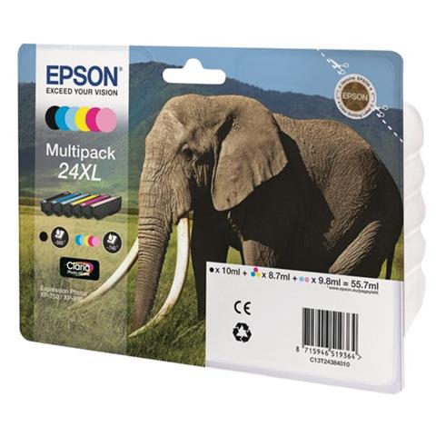 C13T24384020 Cartuccia Ink Originale Multipack a Colori Expression Foto XP-55 - Foto 7