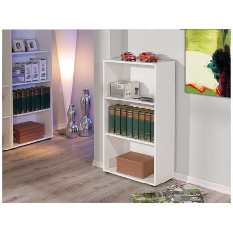 Libreria "nicchia Arco" Tre Livelli / Bianco - Foto 1