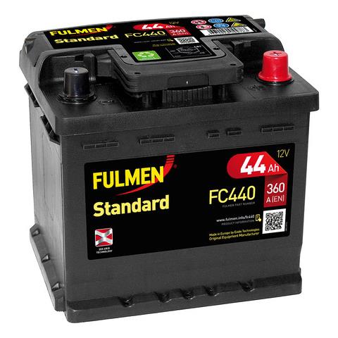 Exfc440 Batteria 12v Fulmen Standard 44 Ah 360 A Fiat Doblo - Foto 1