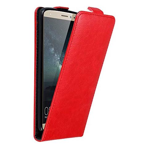 Custodia Compatibile Con Huawei Mate S In Rosso Mela - Coperchio Protettivo In Design Flip Con Chiusura Magnetica - Foto 1