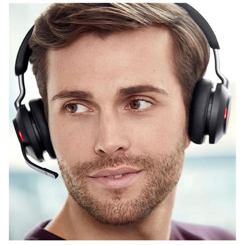 Evolve2 65 Cuffia Stereo Padiglione Auricolare Bluetooth con Microfono Integrato Colore Nero - Foto 5