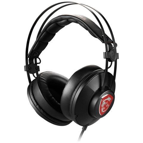 Msi Ds502 Gaming Headset Cuffia E Auricolare Cablato A Padiglione Giocare Nero, Rosso (h991 - Headset - Full Size - Warr - Foto 2