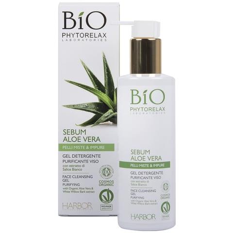 Sebum Aloe Vera Gel Detergente Purificante Viso 200 Ml - Foto 1