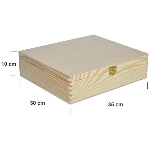 Scatola In Legno Vino | 3 Bottiglie | 35,1 X 30 X 10 Cm | Divisori Rimovibili | Coperchio E Serratura | Cassetta Confezione Perfetta Per Decoupage Stoccaggio Decorazione O Come Regalo - Foto 5