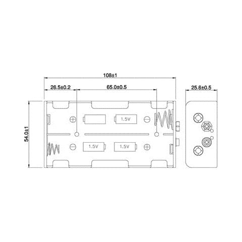 BH C 4xD Passive holder Nero - Foto 2