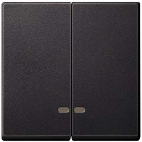 MEG3420-0414 Antracite placca per interruttori e coperchio per presa - Foto 1