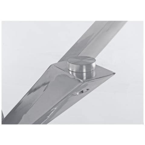 Tavolo May Rettangolare Gamba Acciaio 160x90 Cm - Foto 2