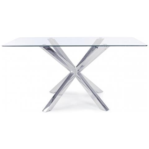 Tavolo May Rettangolare Gamba Acciaio 160x90 Cm - Foto 4