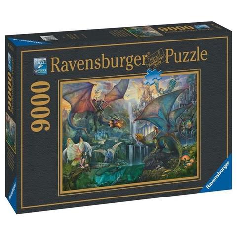 Puzzle Da 9000 Pezzi - La Foresta Magica Dei Draghi - Foto 2