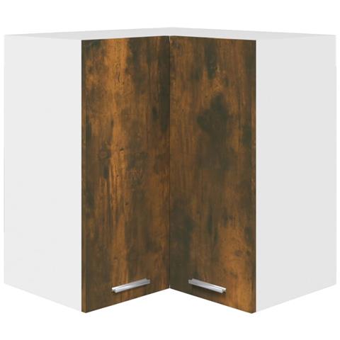 Mobile Pensile Angolo “Lyon” Rovere Fumo 57x57x60 cm - Foto 1