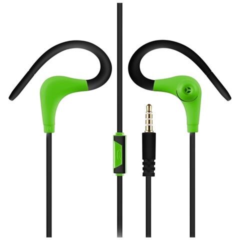 Gt Auricolari Originali Hf-gt Sport Ergonomici Con Supporto Orecchio Jack Green - Foto 1