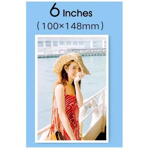 Carta Fotografica 6 Pollici Per Stampante 1s (40 Fogli) - Foto 1