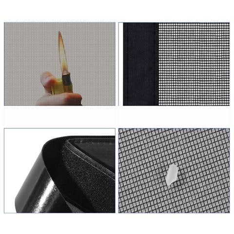 Tenda A Rete Per Finestra In Fibra Di Vetro Con Cerniera - Tiene Lontani Gli Insetti 120x120 Cm White - Foto 2