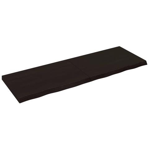 Piano Tavolo Marrone 180x60x (2-6) cm Rovere Massello Trattato - Foto 1