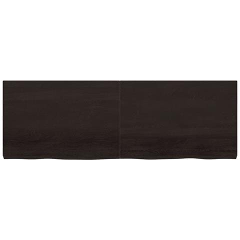 Piano Tavolo Marrone 180x60x (2-6) cm Rovere Massello Trattato - Foto 10