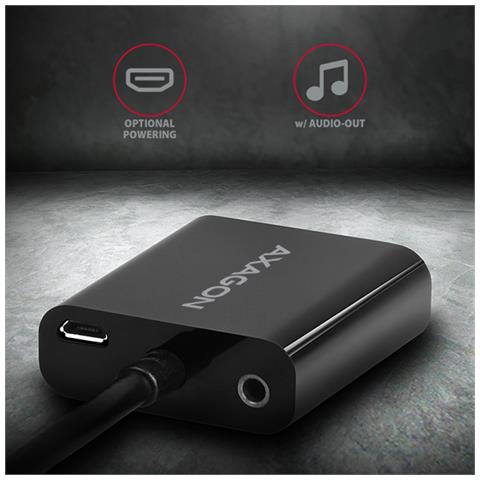 Rvh-vgan Cavo E Adattatore Video 0,17 M Hdmi Tipo A (standard) Vga (d-sub) Nero - Foto 2