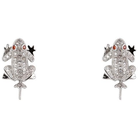 Gioielli Jla-ear-frog1. Pendente, Colore Bianco. Donna. - In ordine - Foto 7