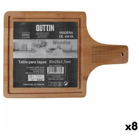 Tagliere Per Servire Quttin Con Manico 30 X 20 X 1,7 Cm (8 Unità) - Foto 1