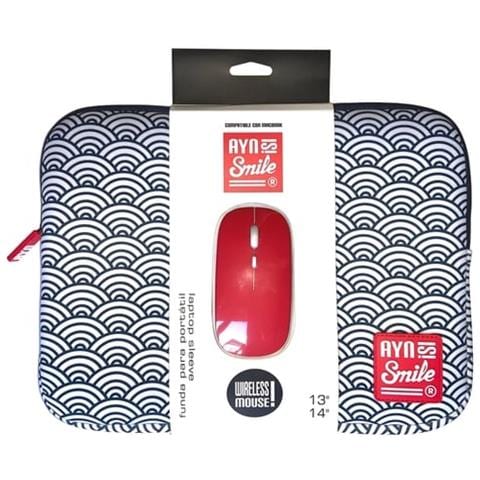 112008140199 borsa per laptop 35,6 cm (14") Custodia a tasca Blu marino, Bianco - Foto 14