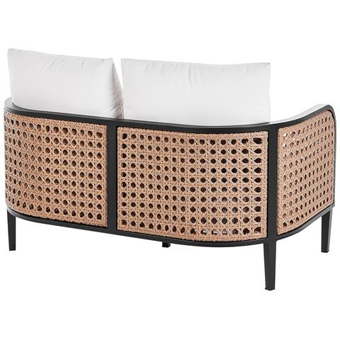 Set Da Giardino 4 Posti Alluminio Bianco Sporco Montefalco - Foto 8