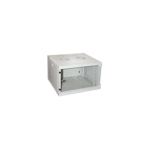 Armadio Rack 19 6 Unita Da Muro Per Reti 380x600 X450mm Colore Grigio Porta Vetro - Foto 1