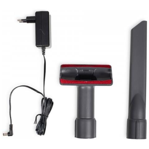 DOH138 scopa elettrica Aspirapolvere a bastone Batteria Secco HEPA Senza sacchetto 0,55 L 150 W Grigio, Rosso 2,2 Ah - Foto 7